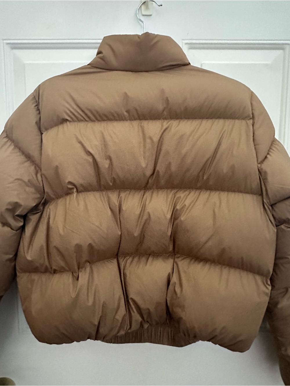 Halara Cropped Puffer Jacket in Taupe size S NWOT - Picture 6 of 12